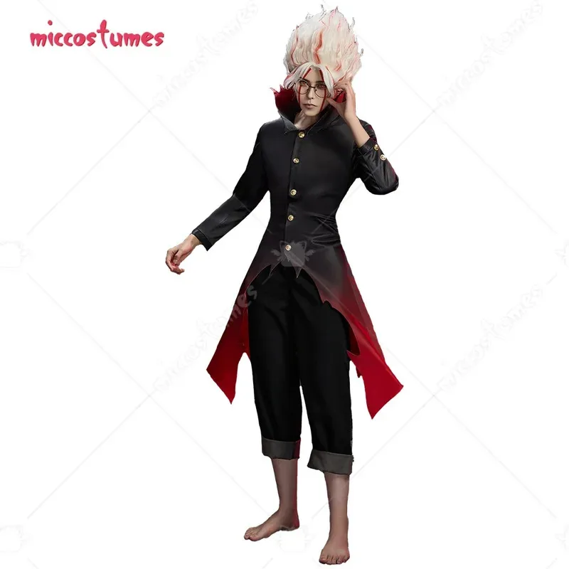 Miccostumes мужские DDD Кен Такакура Окарун косплей костюм куртка и брюки с поясом