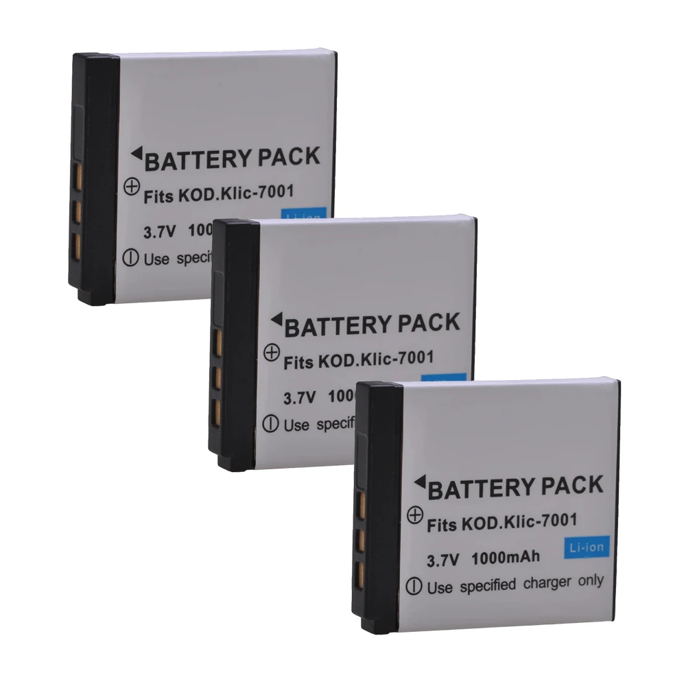 KLIC-7001 K7001 KLIC7001 Аккумулятор для KODAK M341 M340 M320 M1073 V550 V570 V610 V705 M753 M763 M853 M863 M893 M1063 M1013 IS