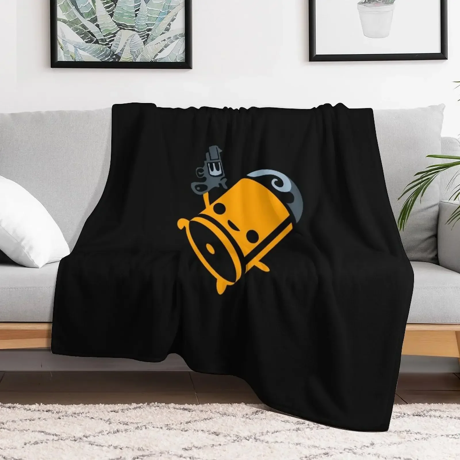 Одеяло Enter The Gungeon Bullet Fanart, одеяла для диванов, украшения для зимы, одеяла люксового бренда