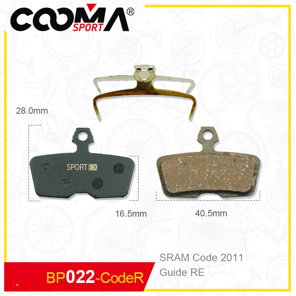 Диск велосипедный 444444444444444, сменные прокладки для SRAM -AVID Code R 2011 + направляющая re44444444444444444444