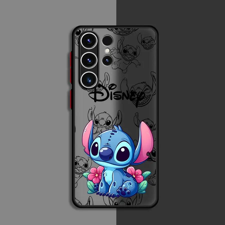 Матовый чехол для Samsung Galaxy S24 S23 S22 Ultra S20 S21 FE S10 Plus Note 20 10 Lite 9 ТПУ Funda Phone Cover Cartoon Cute Sitich
