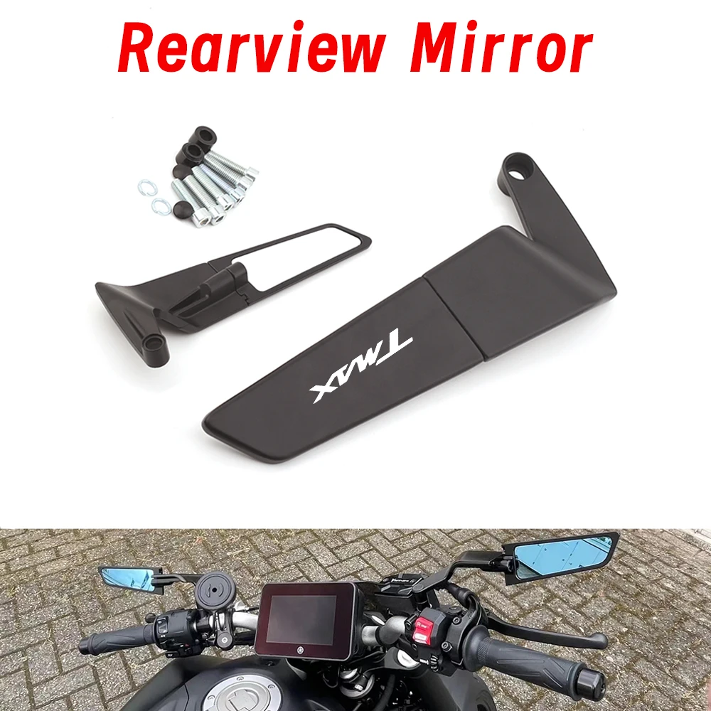 Для Yamaha Tmax 500 530 560 Tmax500 Tmax 530 Tmax 560 Sx Dx 1 пара зеркал заднего вида из сплава, поворотные аксессуары для мотоциклов