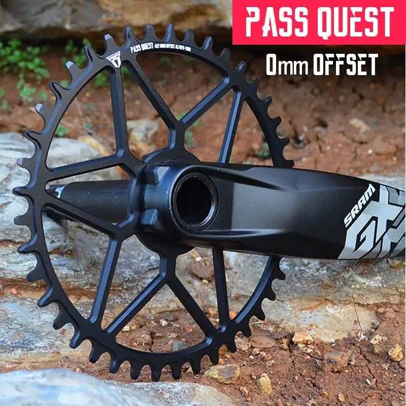 PASS QUEST GXP круглая 0 мм офсет 32T-42T звезда MTB узкая широкая велосипедная звезда для Sram XX1 GX Eagle X9 кривошипная система
