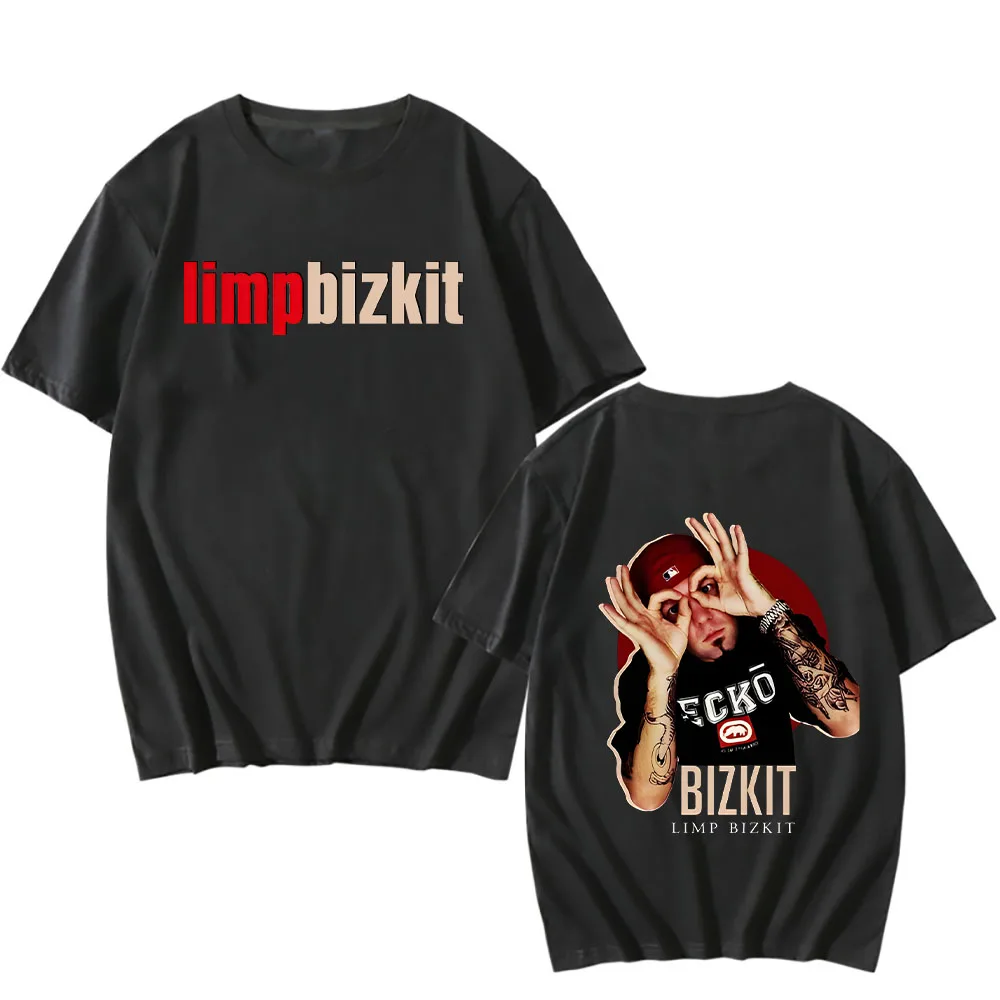 Винтажная Футболка Limp Bizkit с принтом, хлопковые креативные футболки, футболка с круглым вырезом и коротким рукавом, повседневные мужские и женские топы, идея для подарка