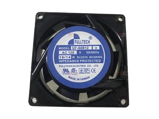 FULLTECH UF-80B12 H Вентилятор охлаждения сервера AC 120 в 16/14 Вт 80x80x25 мм