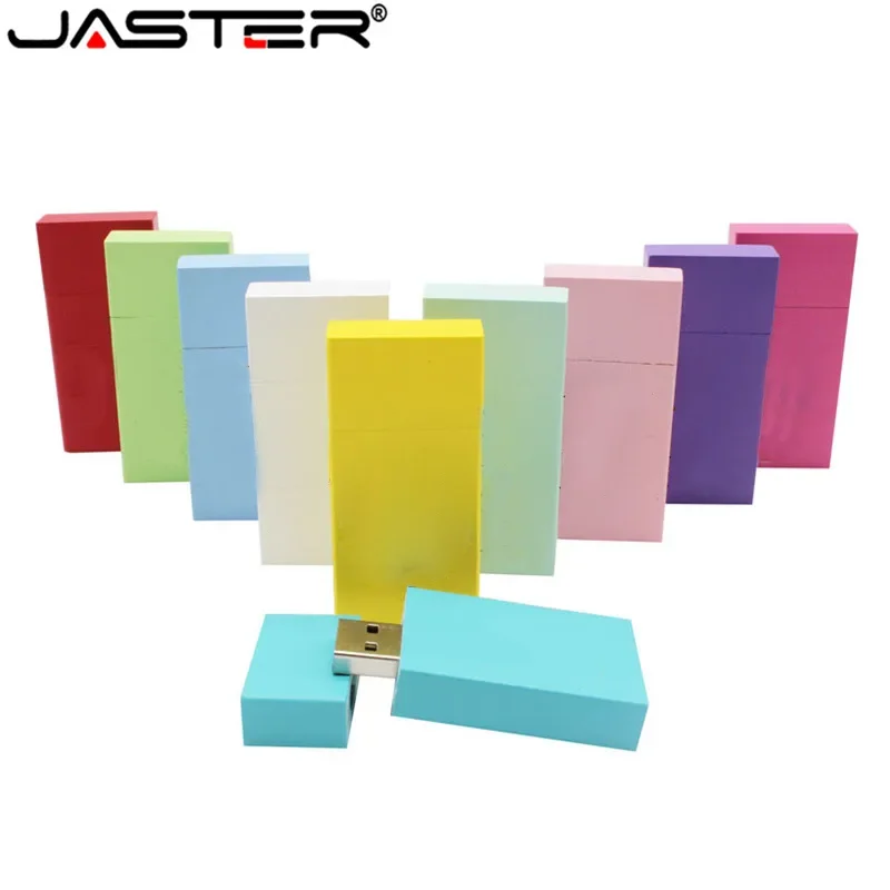 USB-флеш-накопитель JASTER Деревянный Цветной, 4/16/32/64/2,0 ГБ