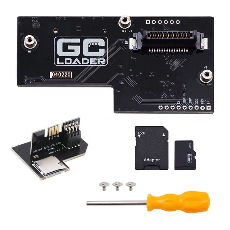 1 комплект GC Loader Lite с адаптером SD2SP2 PRO, TF кардридер для консоли Nintendo Gamecube (DOL-001/DOL-101)