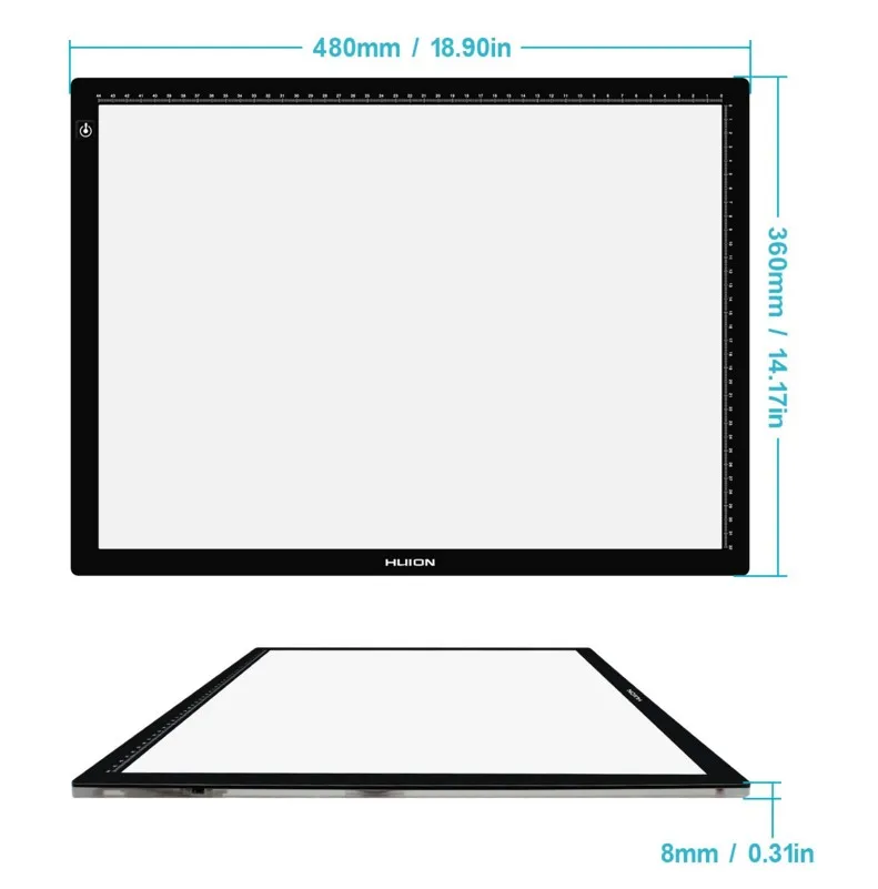 Huion ультра-тонкий OEM размер LA3 USB с питанием от USB для рисования (art.: 3920c5b4392cf) - 3920c5b4392cf