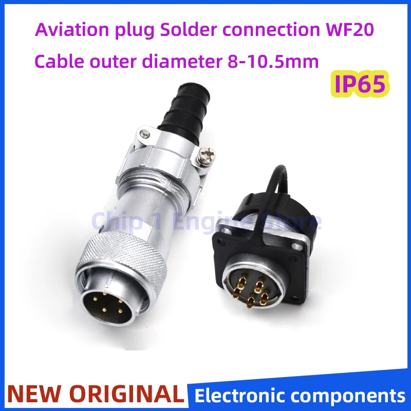 Для WEIPU авиационная вилка WF20 TI + Z M20, штекер, гнездо 2 3 4 5 6 7 8 9 12 15-контактный водонепроницаемый промышленный разъем