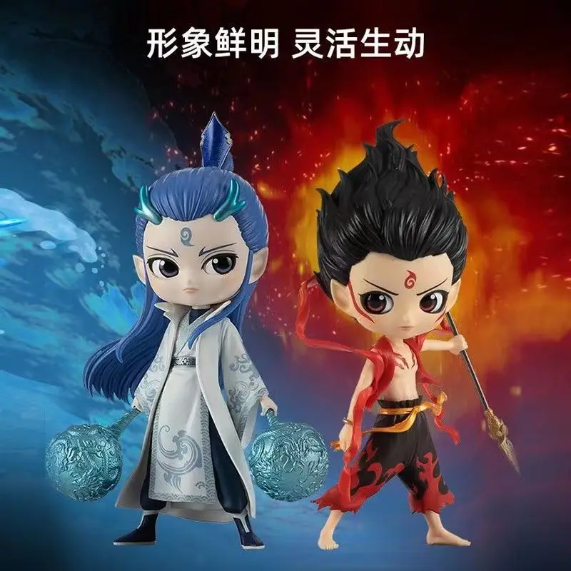 Фото [В наличии] Bandai Banpresto Q-Posket Nezha Aobing аниме персонажи Mini Kawaii Маленькая Фотография модели игрушки подарки №4