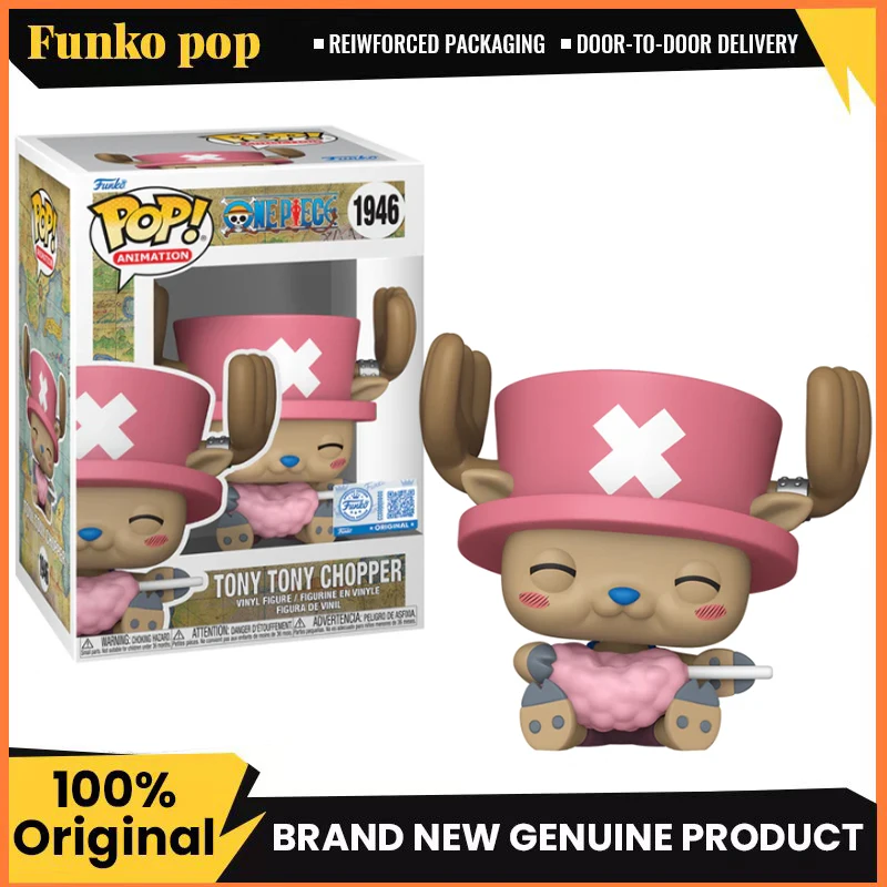 Оригинальная модель куклы Funko Pop ONE PIECETony Tony Chopper, коллекционные предметы подходят для мальчиков и девочек в подарок на день рождения