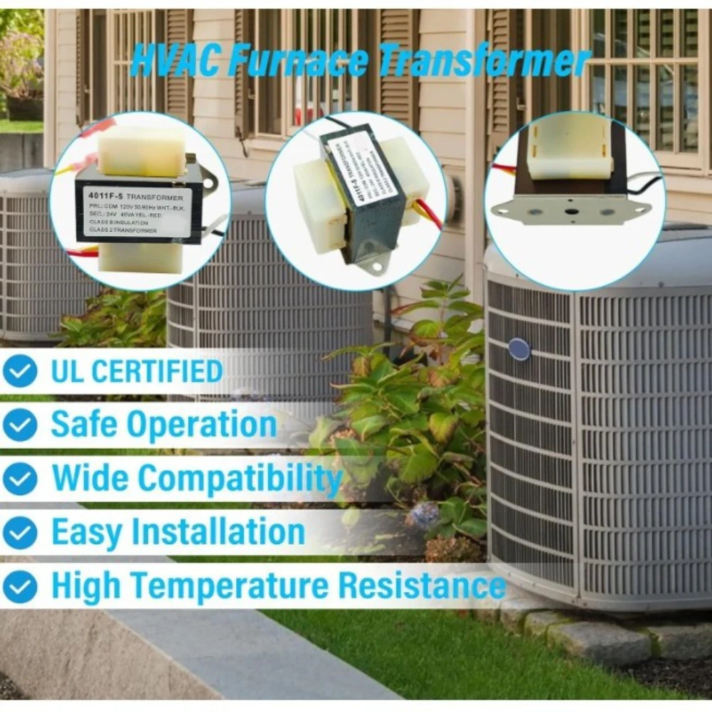 Фото Замените трансформатор печи HVAC от 120 до 24 В, 40 ВА. # 46-24124-06 Для Rheem Для Печи Реема Для Печи Реема №5