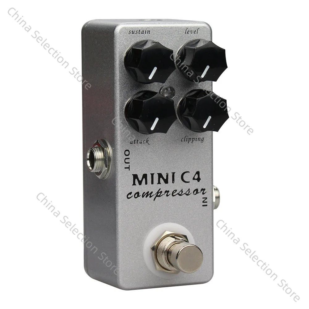 Moskyaudio MINI C4 COMPRESSOR педаль эффектов для бас-гитары Pedaleira Guitarra для True Bypass Rotate Sustain Attack, детали гитары