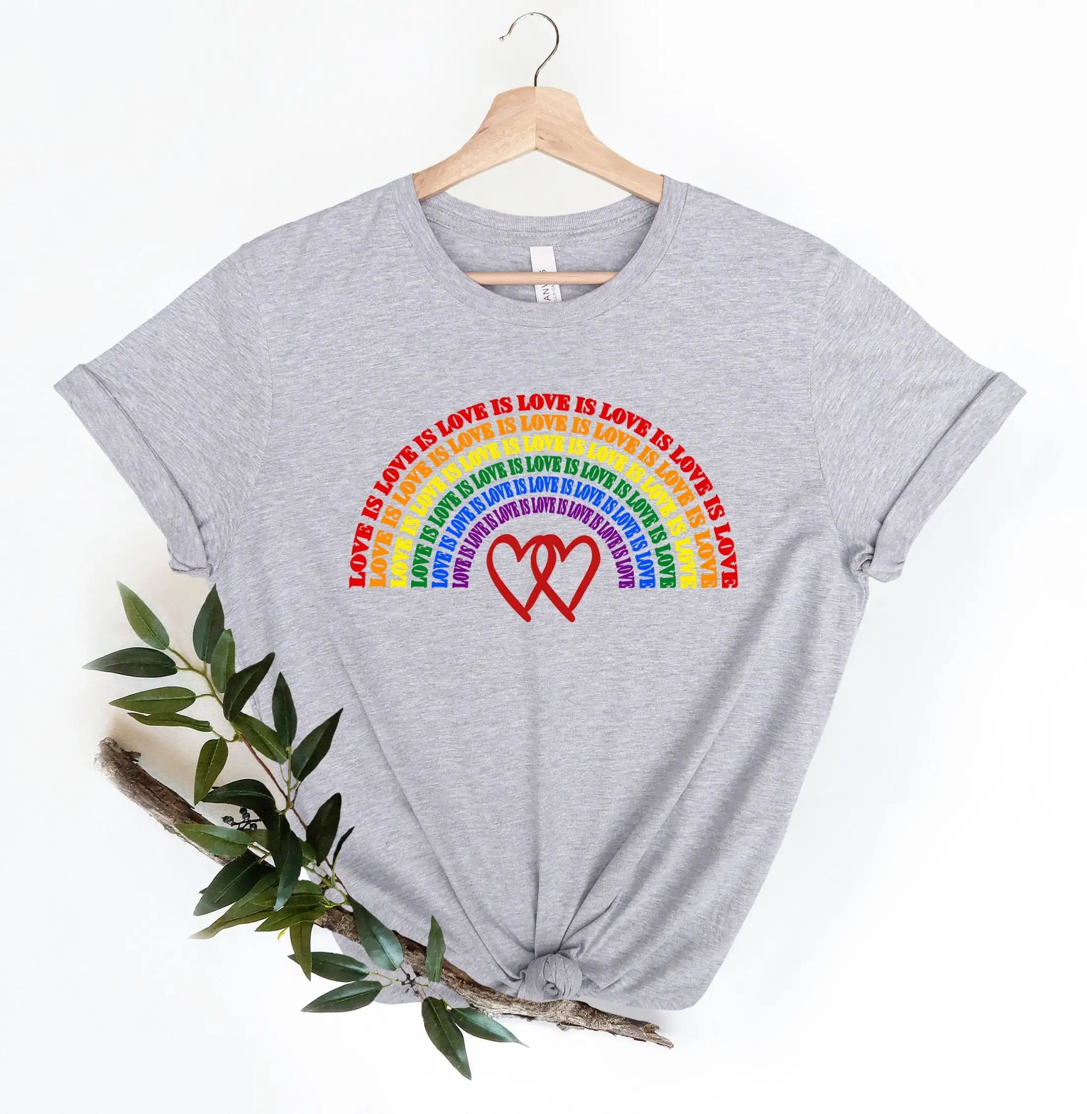 Футболка Pride Rainbow HearT Lgbt Lgbtq Cool