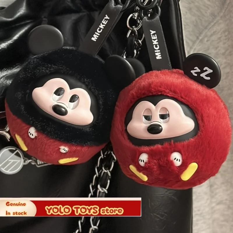 Фото Подлинная серия Mickey Fun Crash, милая виниловая сумка для лица с Микки Маусом, кулон, слепая коробка, загадочная коробка, модные игрушки, подарок для девочек №3