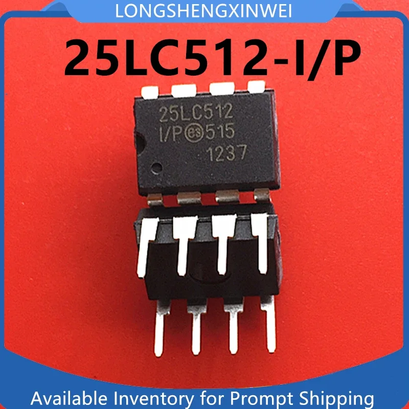 Новинка, фотография 25LC512-I/P 25LC512, фотография P8, оригинальная точка, 1 шт.