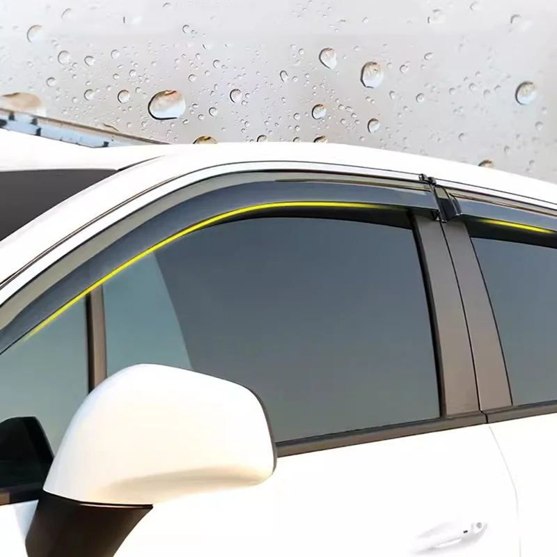 Фото Для Toyota RAV4 Suzuki Across 2019 2020 2021 2022 2023 2024 вентиляционные окна Козырьки солнцезащитные дефлекторы тент крышка автомобильные аксессуары №2