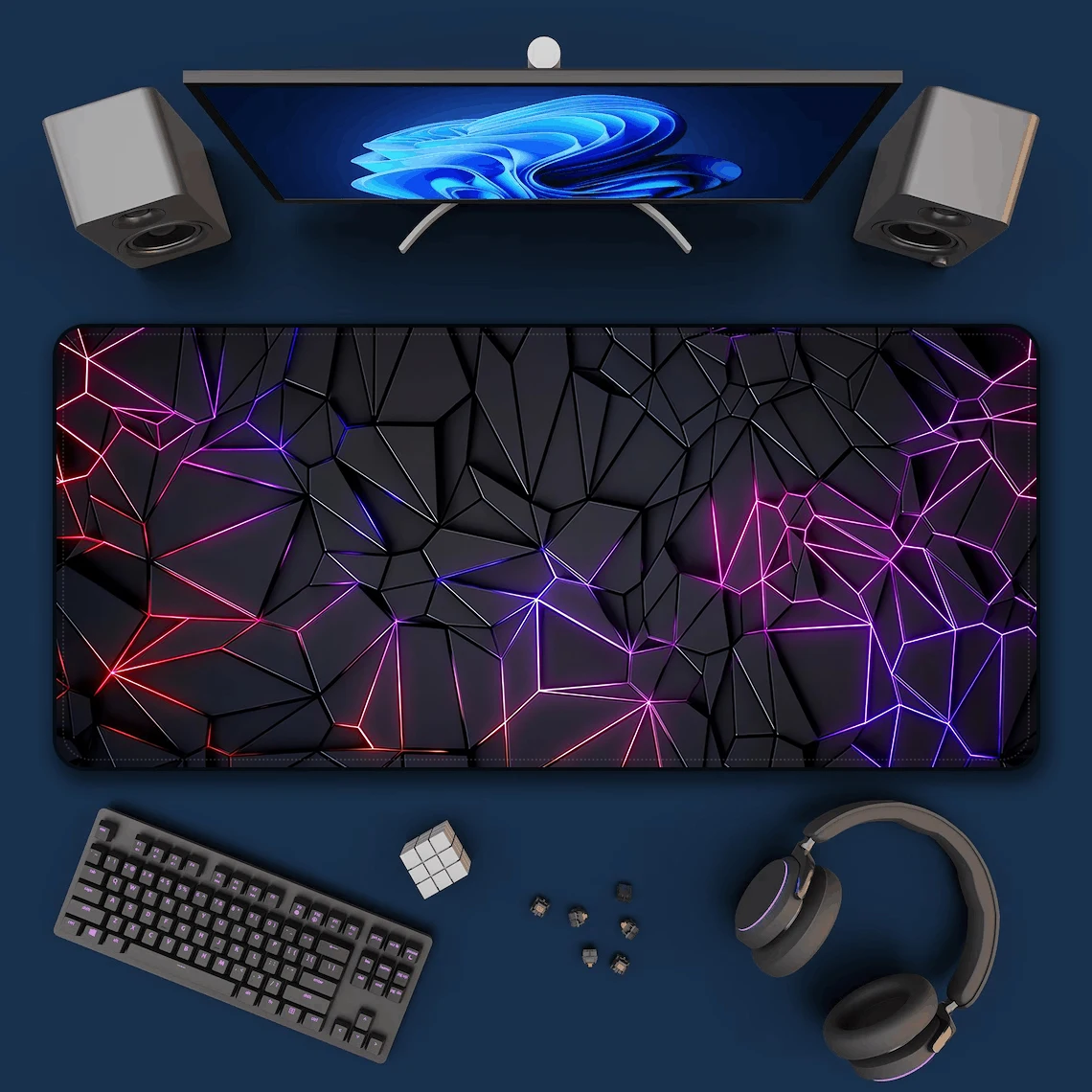 Игровой коврик для мыши, скоростной Коврик Для Мыши для ПК, игровой коврик для мыши с клавиатурой 900x400 800x300 XXL, большой длинный Настольный коврик с геометрическим рисунком, Настольный коврик для ноутбука