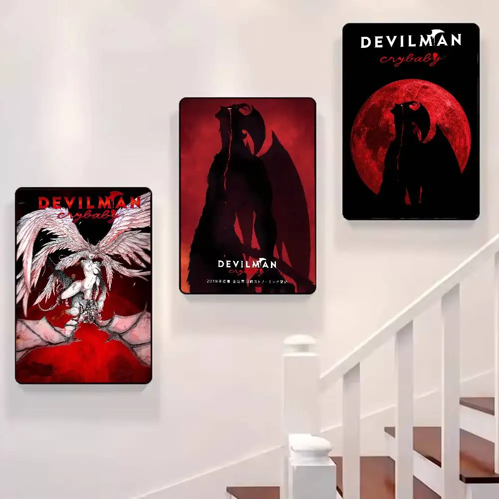 Фото Аниме D-Devilman C-Crybaby постер HD Art липкая стена водонепроницаемый дом гостиная спальня бар эстетическое украшение №3