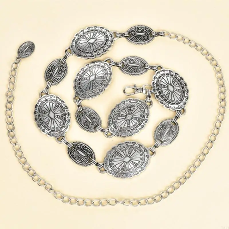 Фото N5KB Belly Chain для платья Chain Belt Women Western Cowgirl Chainte Chain Chain Reme №3