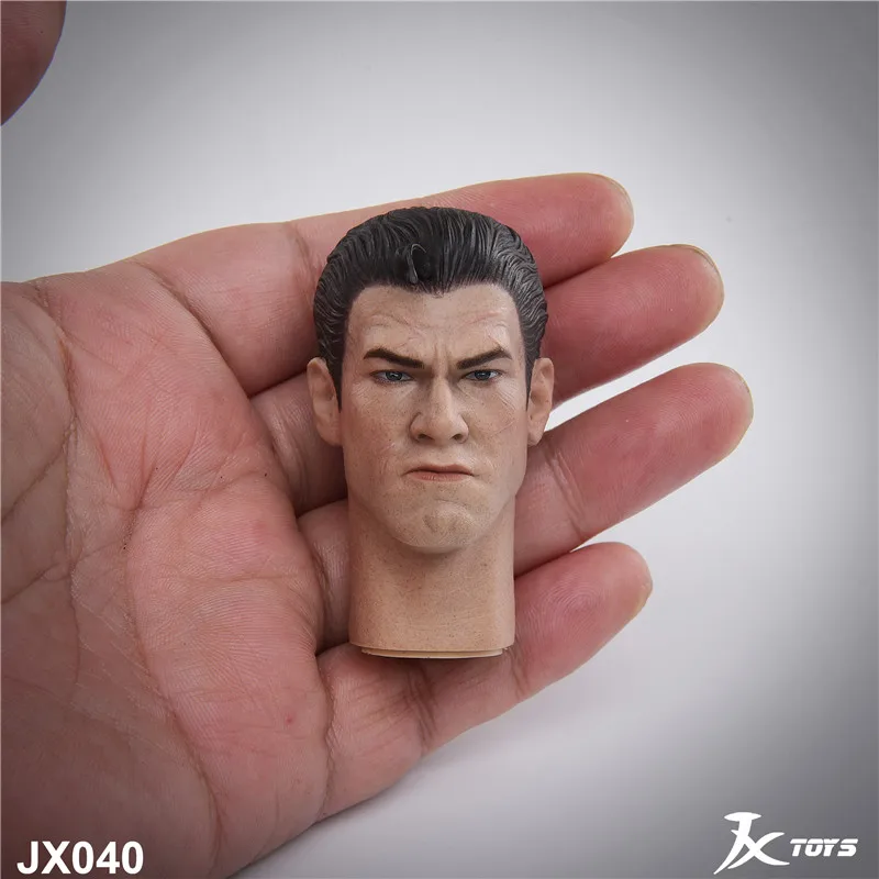 JXTOYS JX040 масштаб 1/6, мужская голова, скульптура, модель с резьбой, подходит для 12-дюймовой фигурки солдата, куклы для тела