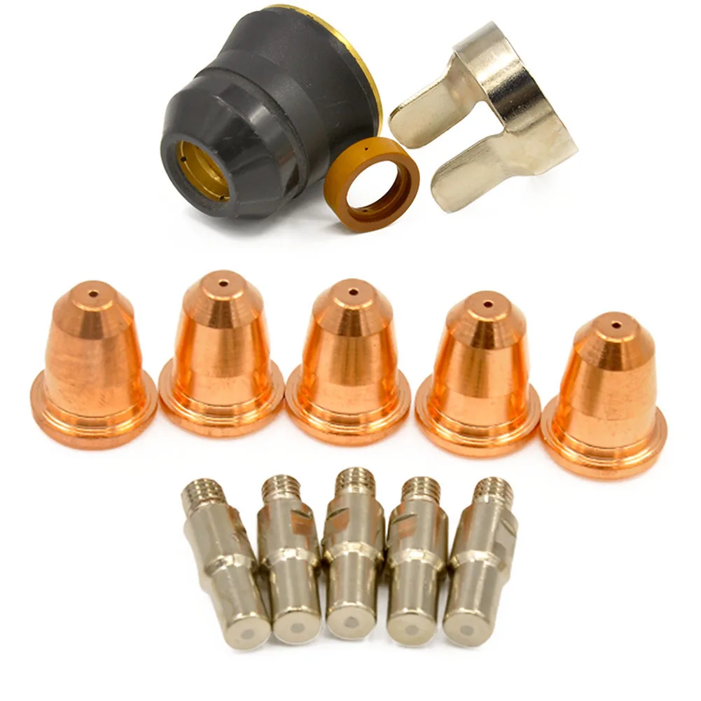 Фото Наконечник электрода S45 nozzle0, 8 мм 23PK комплект подходит для плазменного резака FORNEY Easy Weld 20 P 251 20 P S45 электроды Запчасти для плазменного резака №3