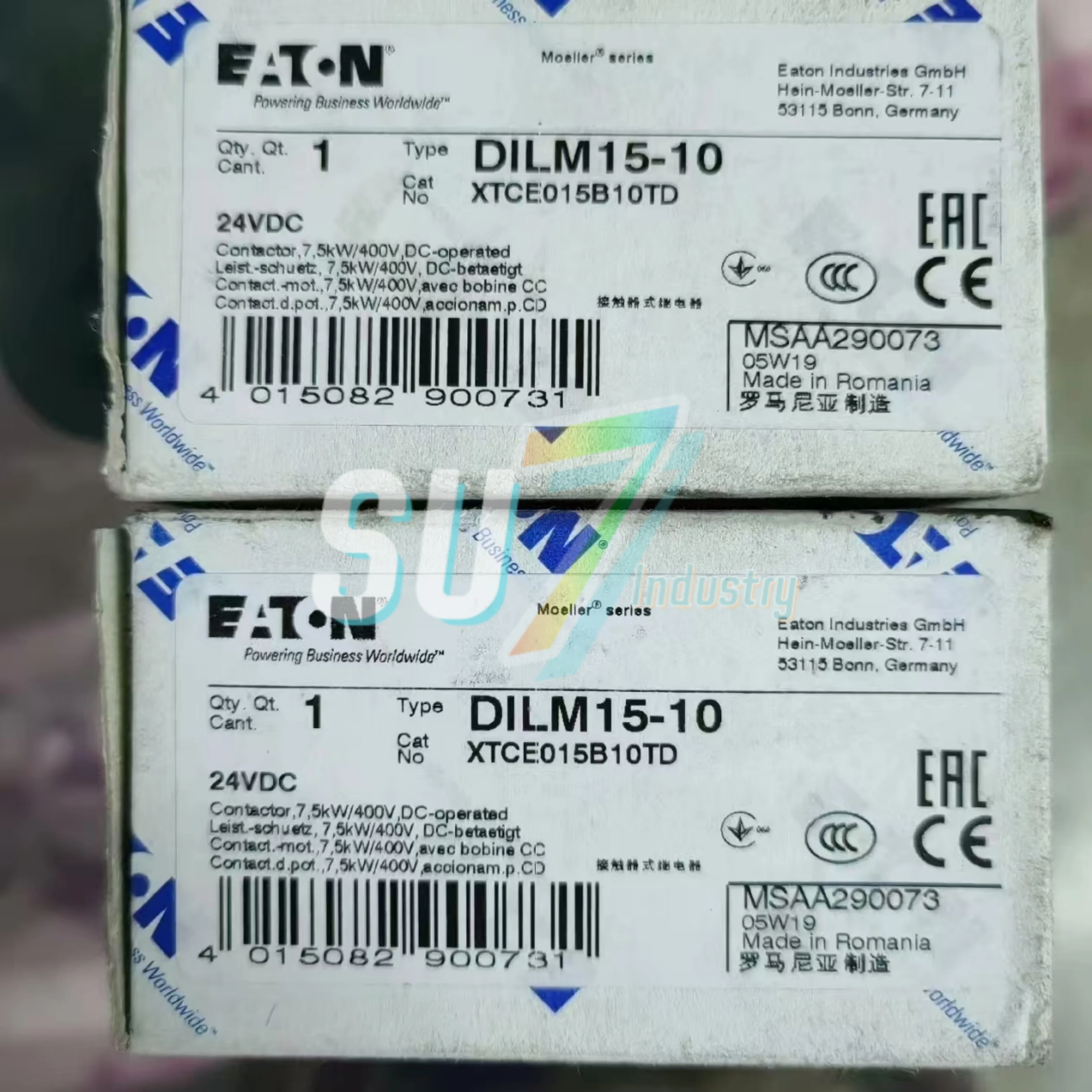 Новый Контактор в коробке DILM15-10 DC24V DILM40-11N DILM65(RDC24) Электронные системы данных