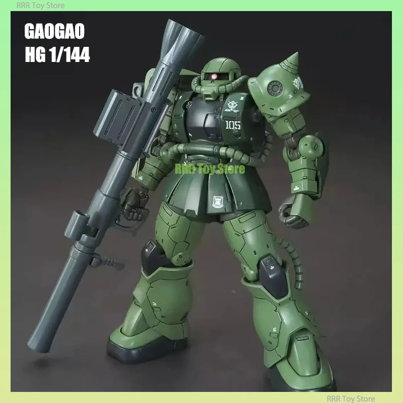 Фото Набор моделей GAOGAO HG 1/144 в сборе, модель GTO MS-06C-6/R6 Zaku 2 типа, искусственные фигурки, робот, пластиковая модель, хобби, кукла, детские игрушки, подарки №1