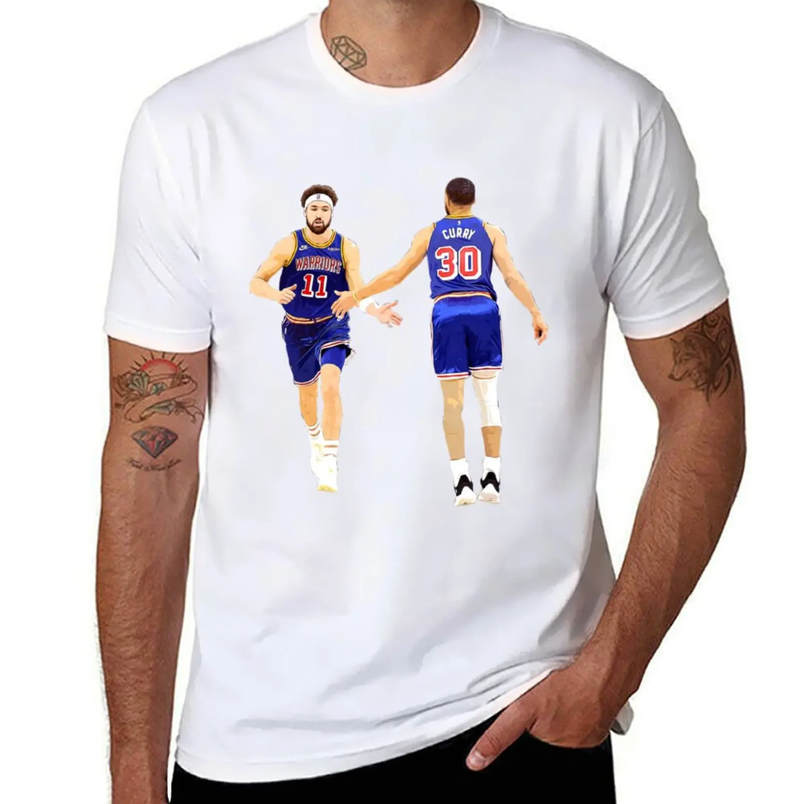 Футболка Splash Brother Klay x Curry Clas, мужская футболка с рисунком, мужские футболки с рисунком