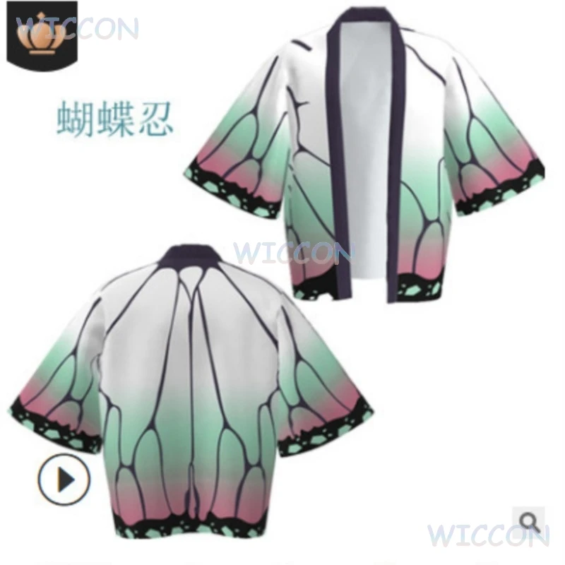 Фото ‌ ‌ ‌ De Mon Sla Yimet su no Yai ba Haori Cloak Anime Convention Tanjiro Nezuko Косплей Костюм Набор для детей и взрослых ‌ №3