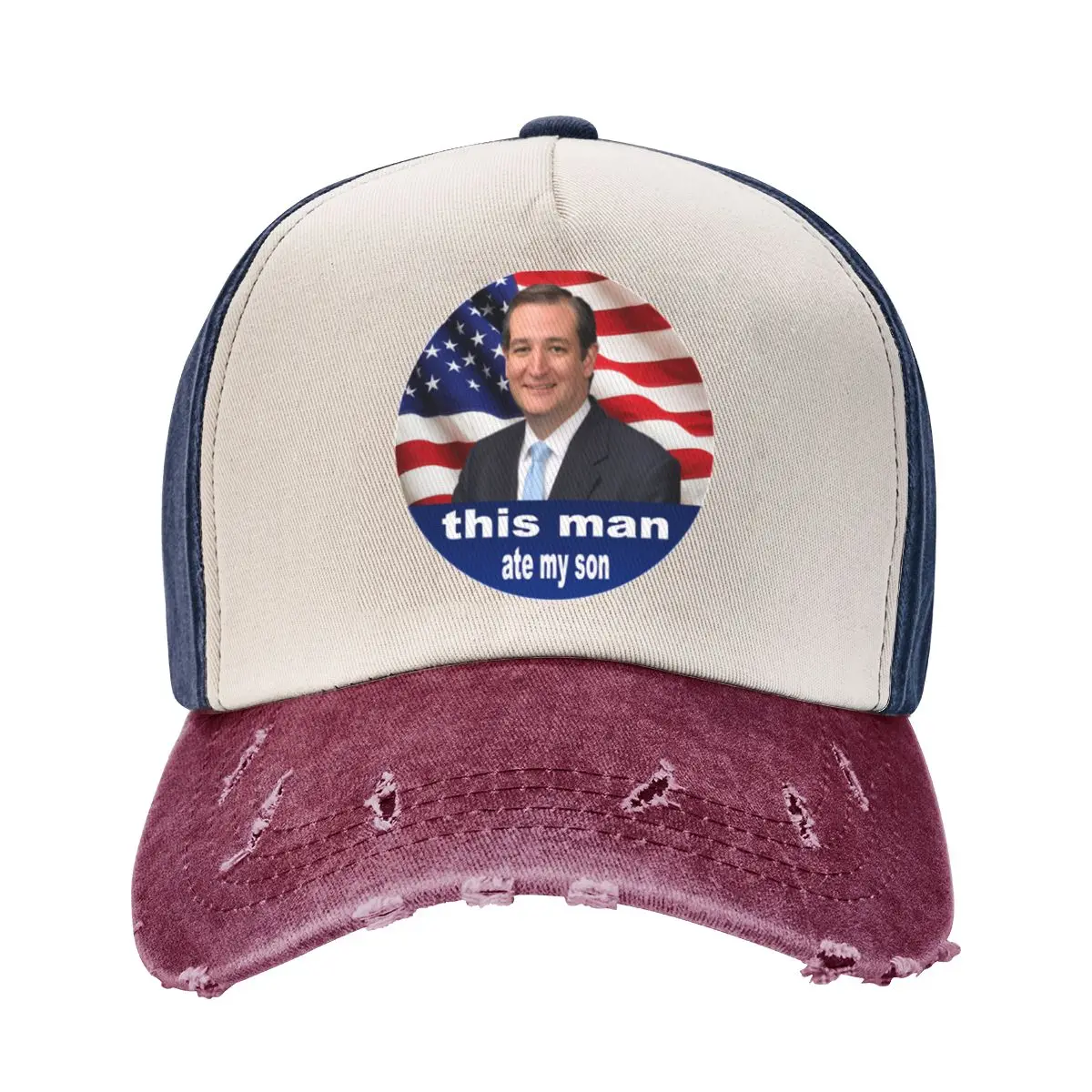 Фото Классическая модная бейсболка Ted Cruz Ate My Son A №3