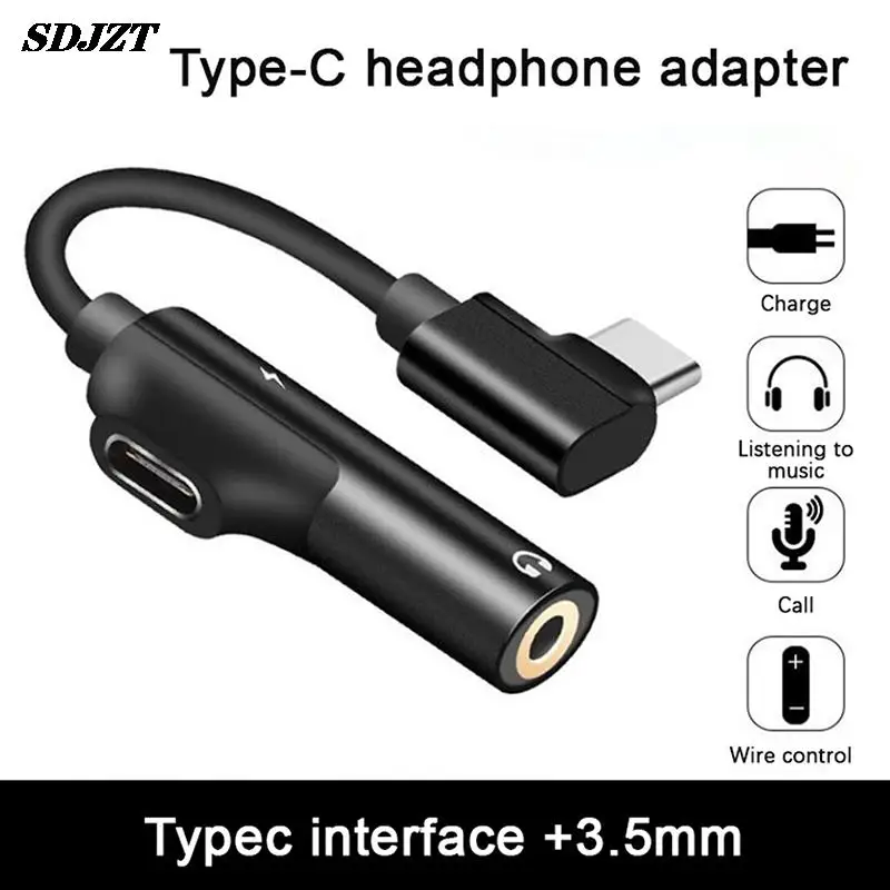 Фото USB C к 3 5 мм Aux адаптер Тип C 3 5 Jack аудио кабель аксессуары для телефона переходник для кабеля USB Тип C USB C адаптер для наушников №2