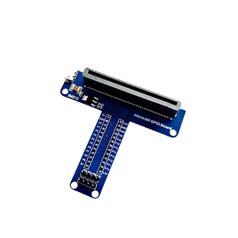 Фото Плата расширения Microbit T-Type GPIO Microbit V1.5 V2 V2.2 плата разработки Плата расширения интерфейса №2