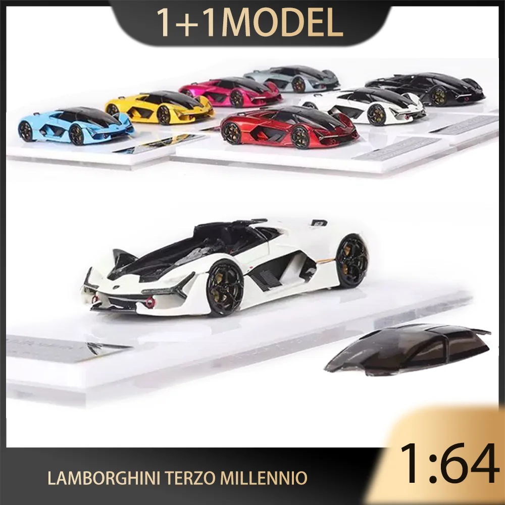 1 + 1 МОДЕЛЬ 1:64 Lamborghini Terzo Millennio Премиум-смола Модель игрушки