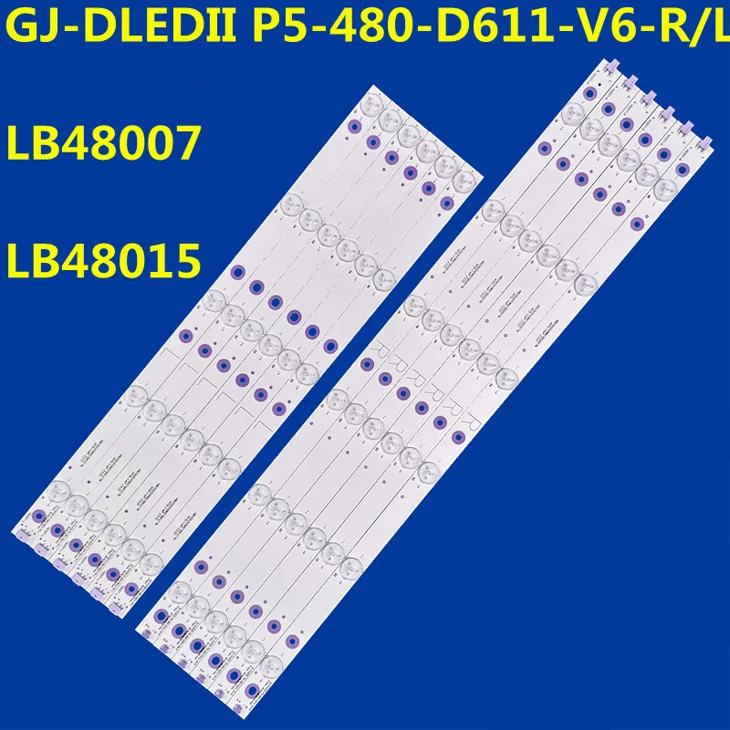 Светодиодная лента подсветки 11LED для 48PFT4100 BDL4830QL EVT LBM480P1101-T-1 LBM480P0601-K-5 LBM480P0501-J-4 TPT480LS-HN08.S HM10.S