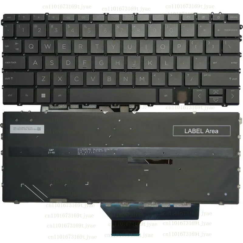 Фото Клавиатура США для HP Spectre x360 14-ef1047nr 14-ef0068tu 14-ef0013dx TPN-C155 №4