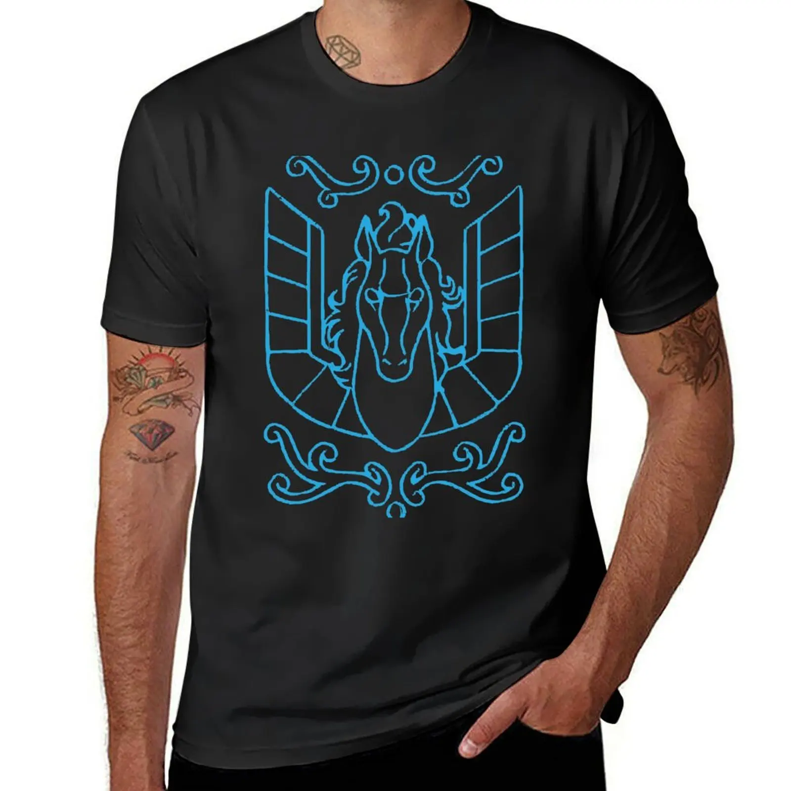 Мужская футболка pegasus customs одежда для хиппи sweat