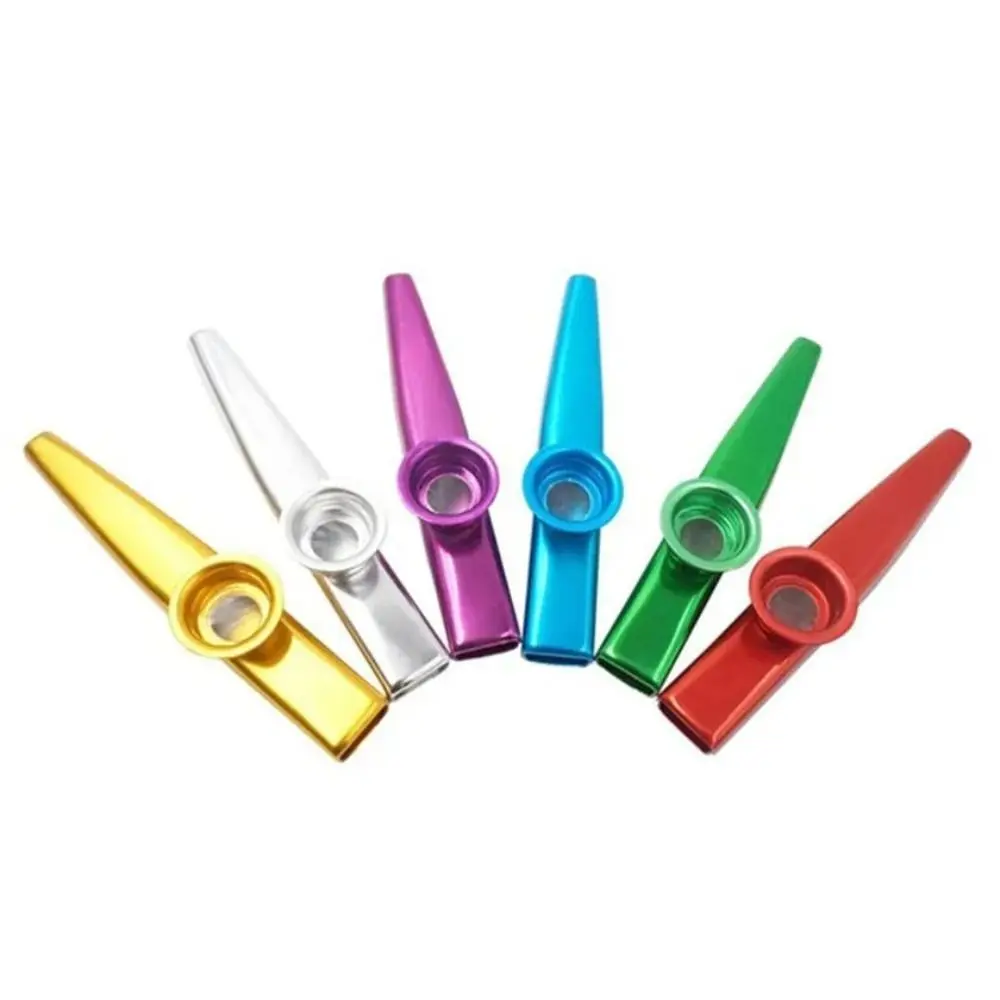 Металл из алюминиевого сплава Kazoo, легко снимаемая диафрагма, рот Kazoos, износостойкие, прочные, флейты для музыкальных инструментов