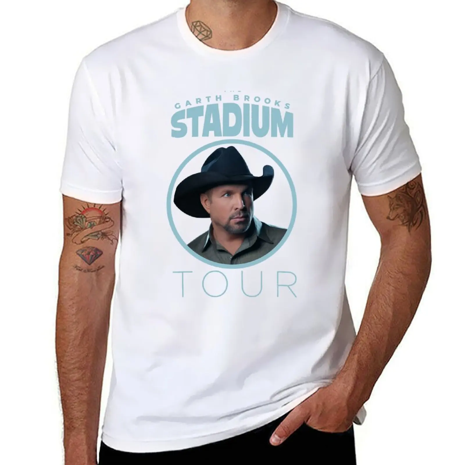 Футболка Garth Brooks Tour 2022, футболки для мужчин, футболки с рисунком, футболки с аниме, футболка большого размера