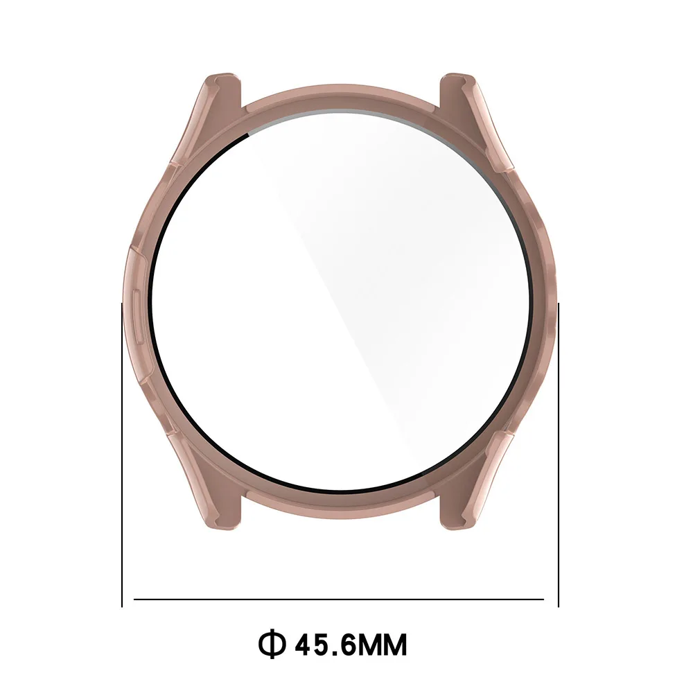Фото Закаленное стекло + искусственное стекло для Garmin Forerunner 165 PC, жесткая защита экрана, универсальный бампер, защитный чехол для Garmin 165 Music №4