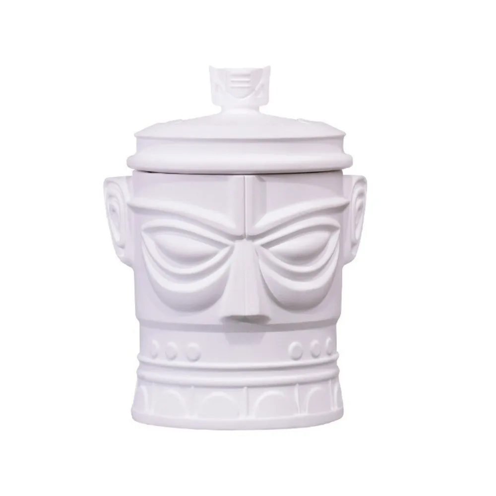 Sanxingdui маска силиконовая форма DIY ремесленные формы ароматерапия литье из смолы идея подарка пластырь художественная свеча чашка изготовление многоразовых