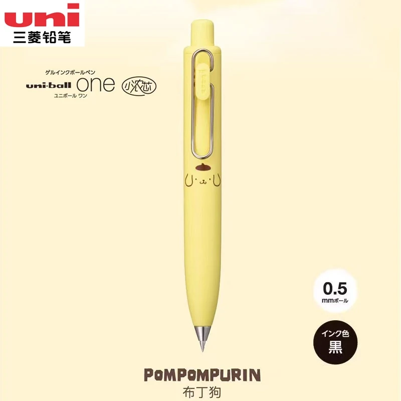Гелевая ручка Uni Ball One Sanrio Edition, мини-толстая ручка карманного размера, милые быстросохнущие черные чернила, многоразовые ​ Эстетические канцелярские товары для путешествий (art.: 3920d2528f1be) - 3920d2528f1be