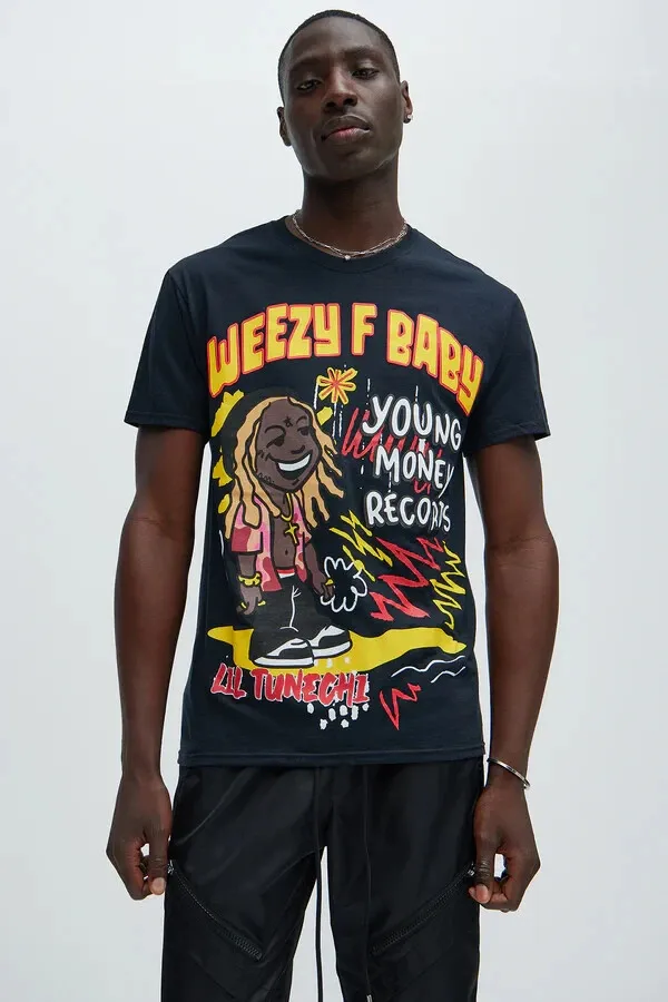 Мужская черная рубашка Reason x Lil Wayne Weezy F Baby Real G, новинка S, 3XL