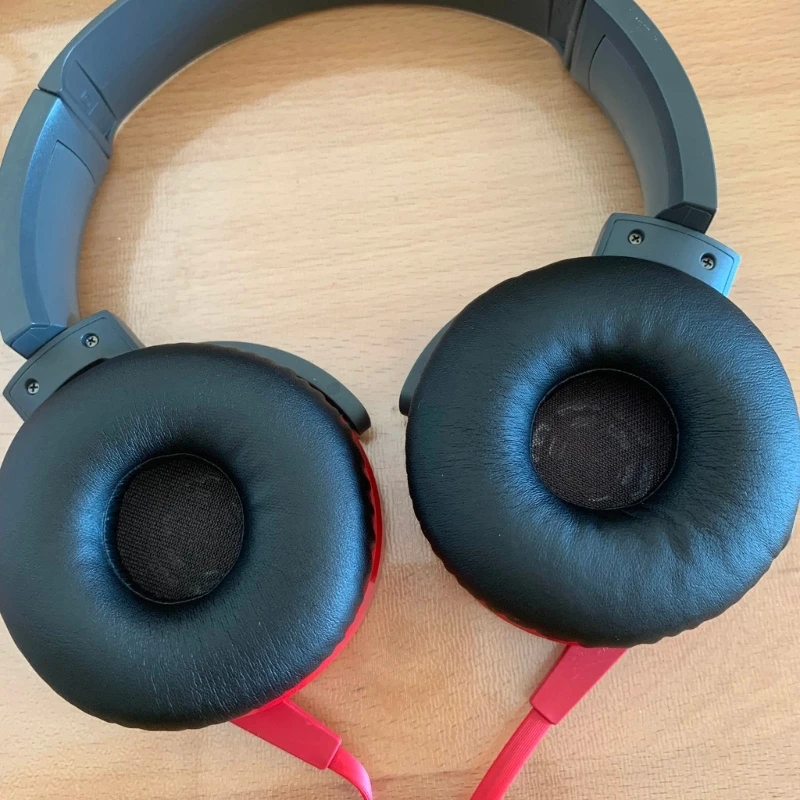Фото Замена для MDR-XB650BT XB550AP, гарнитура, подушечки для ушей, губчатая подушечка X3UF №2