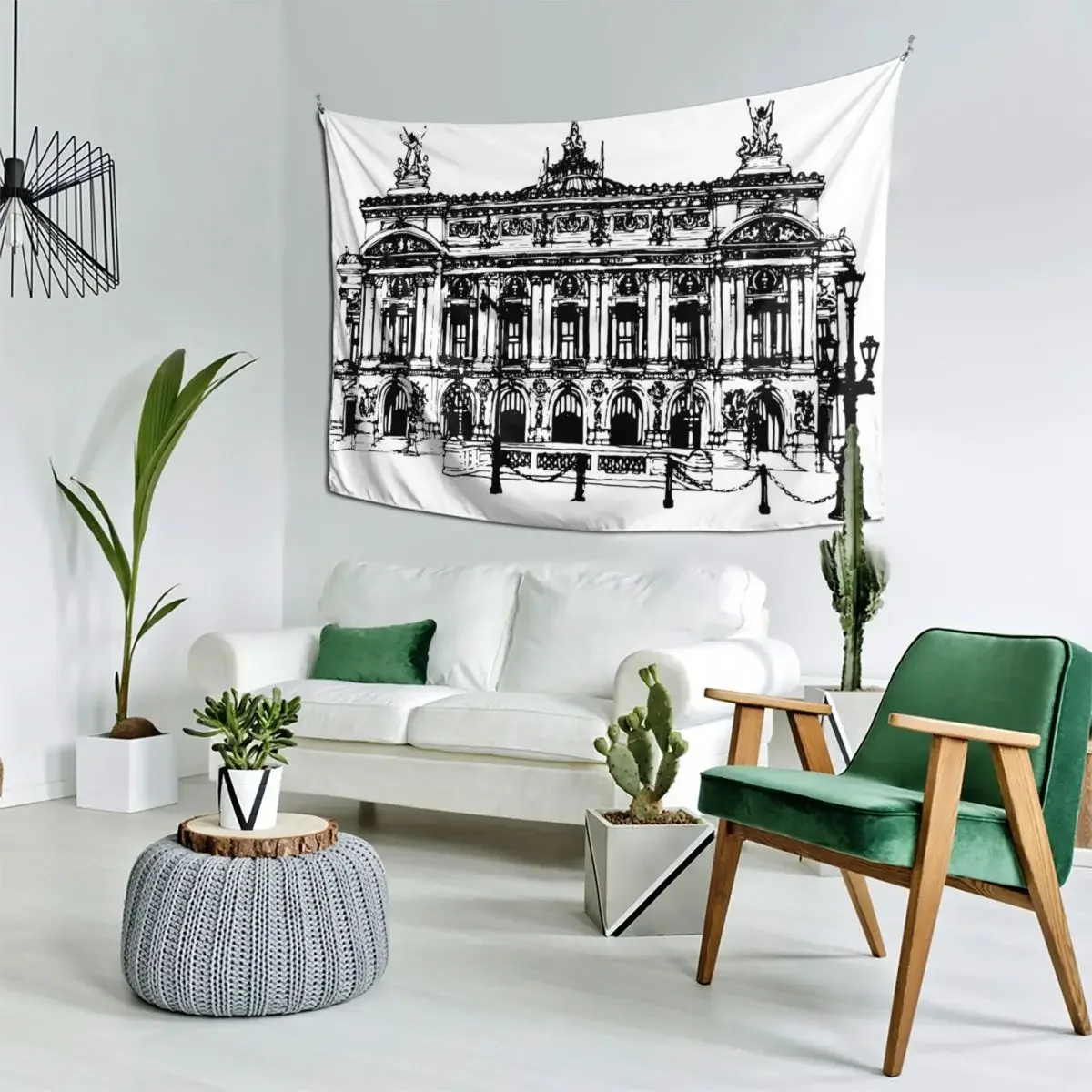Гобелен Palais Garnier, эстетический декор комнаты, эстетический гобелен (art.: 3920cd297b301) - 3920cd297b301