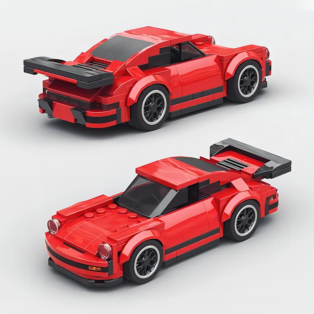 201 шт. MOC скоростные чемпионы, Трансформеры, роскошная модель купе, строительные блоки, кирпичи, творческая сборка, детские игрушки, подарки