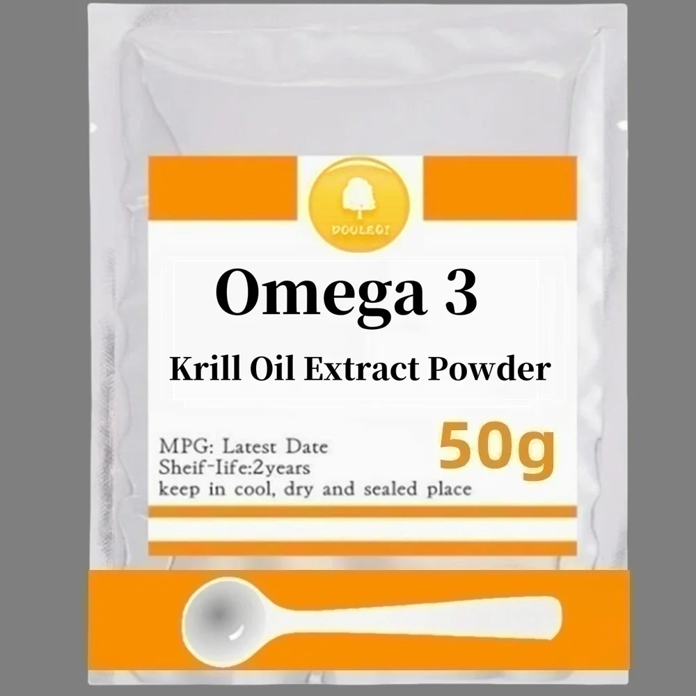 Масло Krill Omega-3 Fatty Acids-epa-da Астаксантин Мягкий гель-экстракт Порошок Фестивальный блеск Улучшает состояние кожи