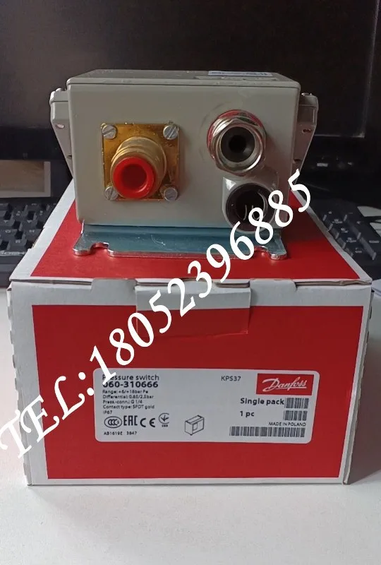 Фото Реле давления Danfoss 2025 года KPS37 060-310166/310666, контроллер давления Danfoss, оригинальный №3