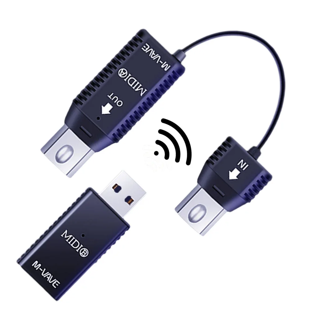 Фото Беспроводной 5-контактный USB-переходник для клавиатуры, встроенной аккумуляторной батареи №2
