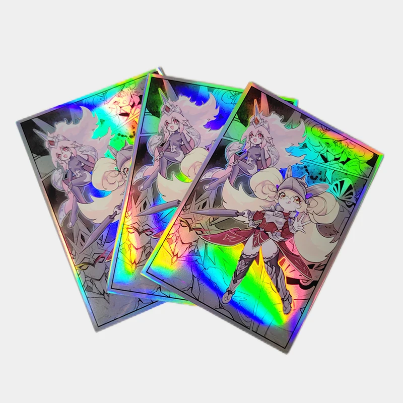 Фото Карточный чехол Yu-Gi-Oh, карточный чехол, разноцветный защитный чехол для игрушечных карт с персонажами аниме Примус пилус, «сделай сам» №2